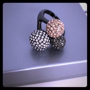 Gold and Silver Statement Ring